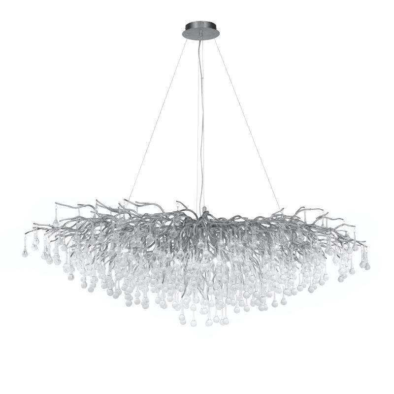 Raindrop Crystal Stunning Tree Branch Crystal Chandelier For Living Dining Room