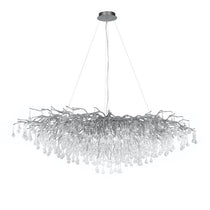 Raindrop Crystal Stunning Tree Branch Crystal Chandelier For Living Dining Room