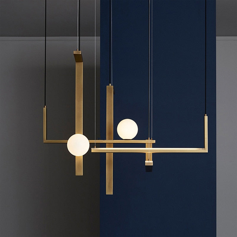 Kennedy Glass Chandelier