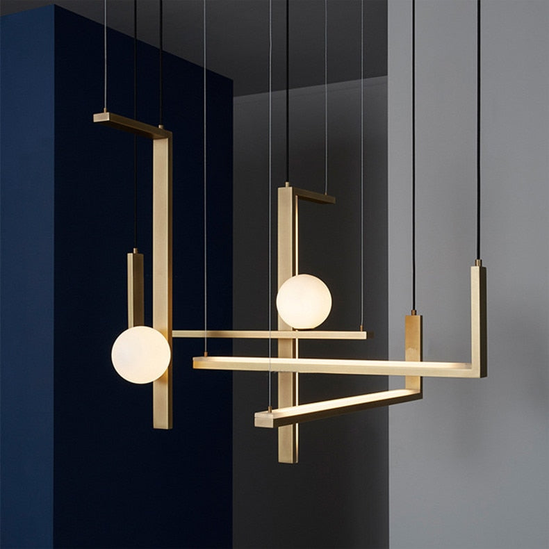 Kennedy Glass Chandelier