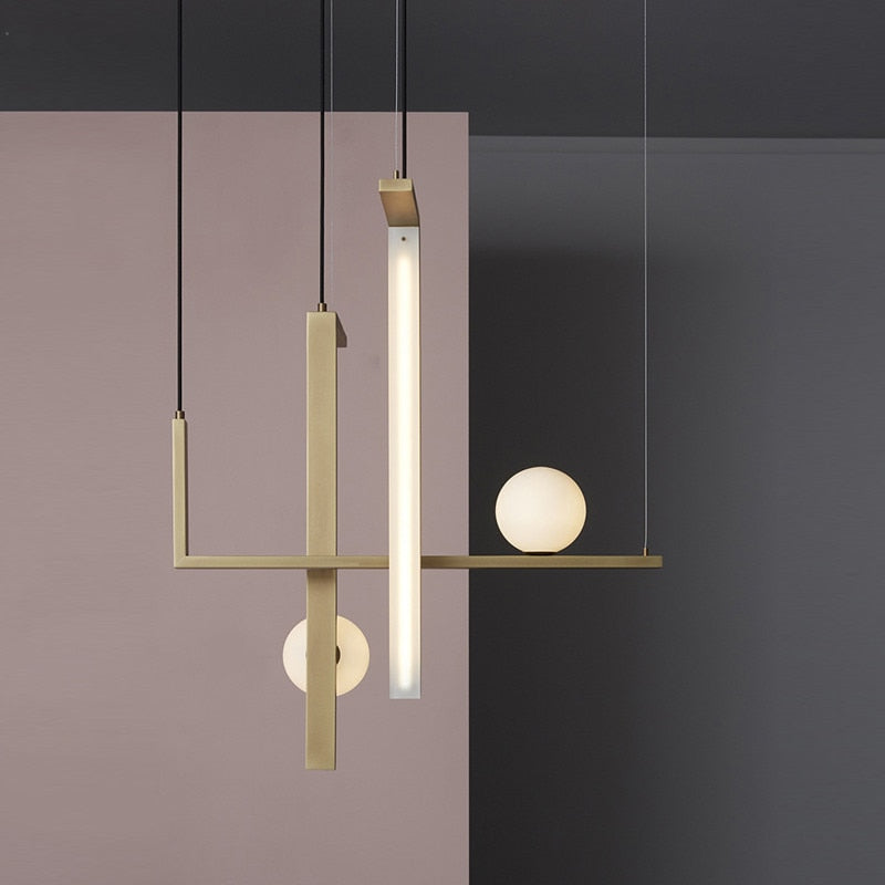 Kennedy Glass Chandelier