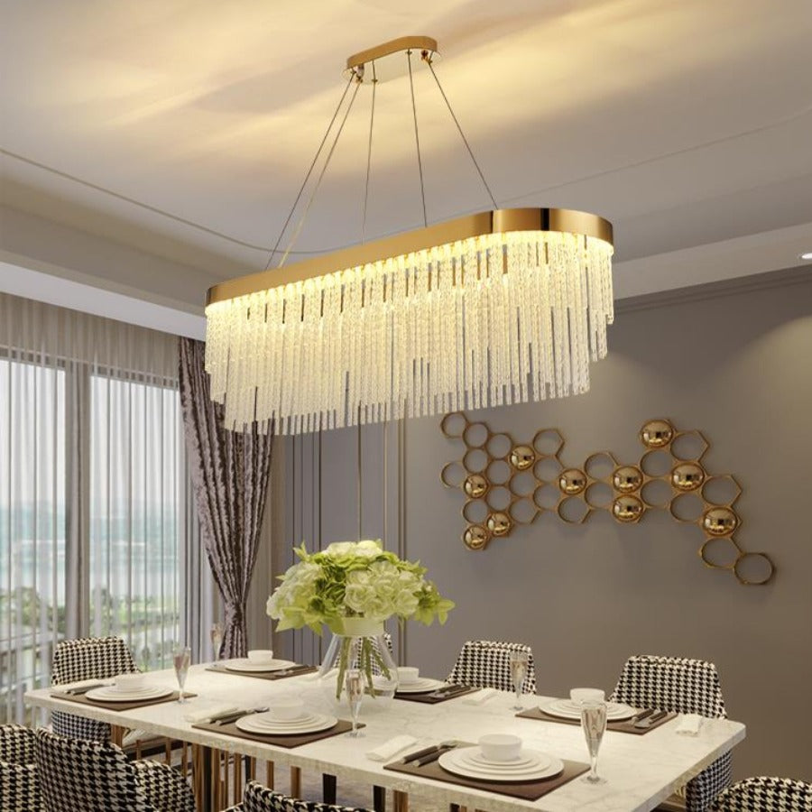 Iver Glass Modern Chandelier