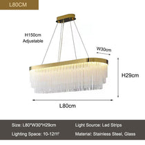 Iver Glass Modern Chandelier