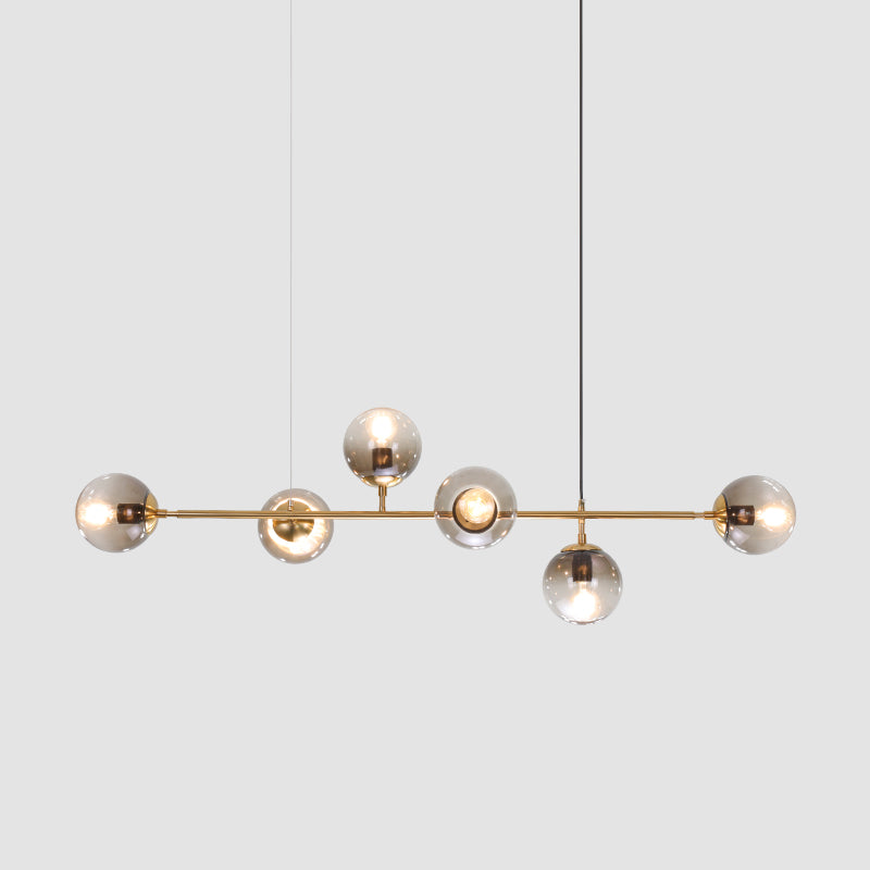 Ruby Glass Chandelier