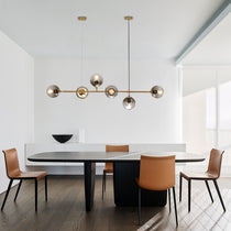 Ruby Glass Chandelier