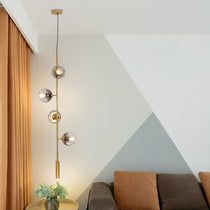 Ruby Glass Chandelier