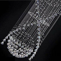 Classic Streamlined Clear Crystal Chandelier