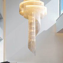 Modern Grand Chain Tassel Chandelier