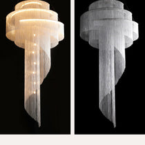 Modern Grand Chain Tassel Chandelier