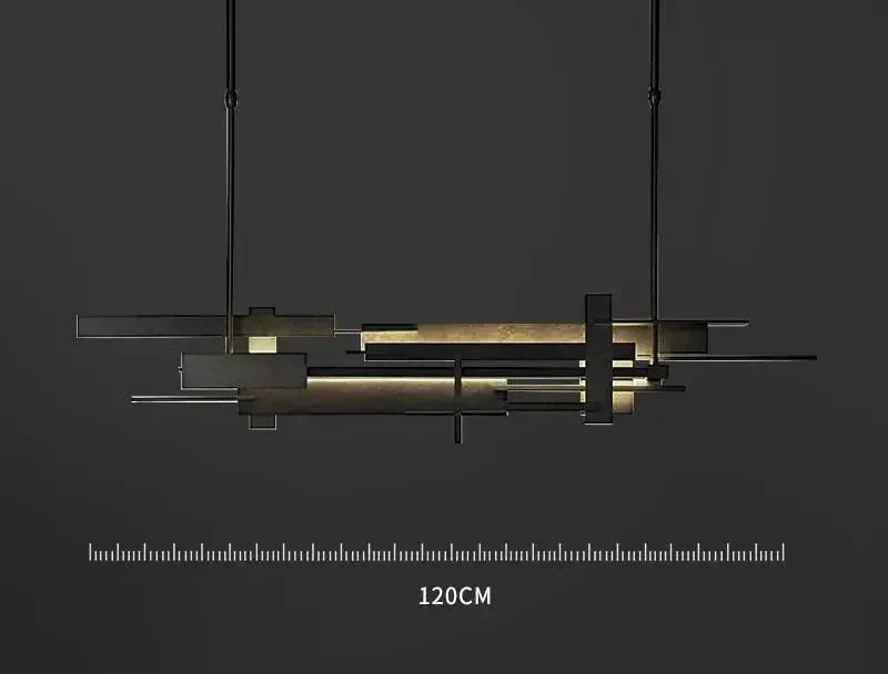 BRAVIA RECTILINEAR HARMONY LED CHANDELIER 23.6" 31.5" 39" 47"L