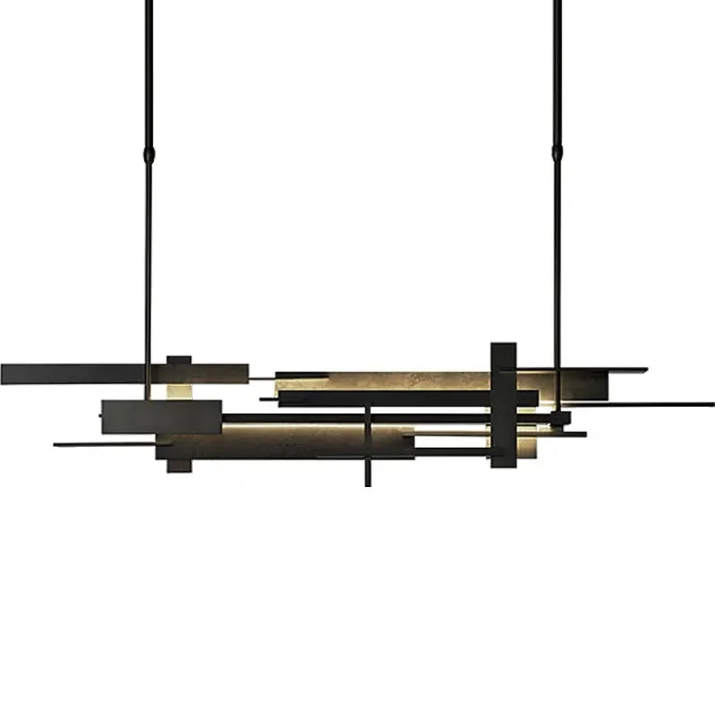 BRAVIA RECTILINEAR HARMONY LED CHANDELIER 23.6" 31.5" 39" 47"L