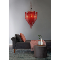 DRIFT ROSE GOLD CLOVER MESH CHANDELIER 16" 20" 24" 32" 39"D
