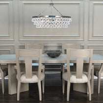 Abe Waterdrop Crystal Round Chandelier 35"