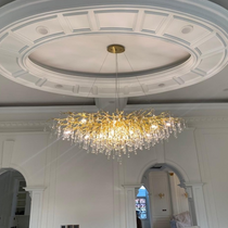 Raindrop Crystal Stunning Tree Branch Crystal Chandelier For Living Dining Room