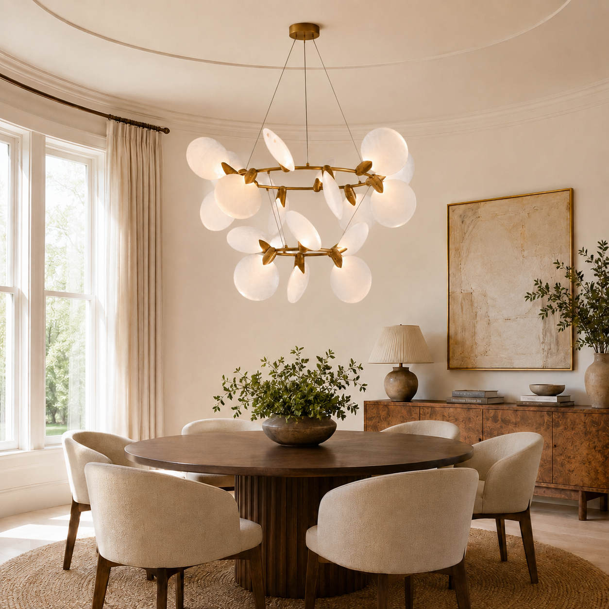 Lyla Round 2-Tier Chandelier Secondary image
