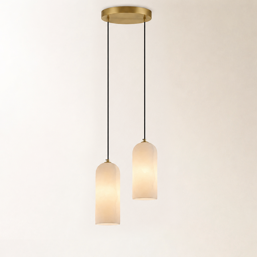 Montira Alabaster Dome Pendant Lamp