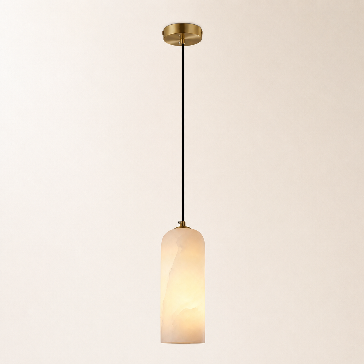Montira Alabaster Dome Pendant Lamp