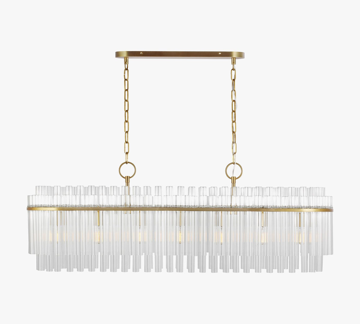 Scarlett Linear Glass Chandelier Main image
