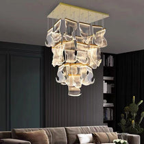 Sheets Chandelier (Rectangle Ceiling Mount)
