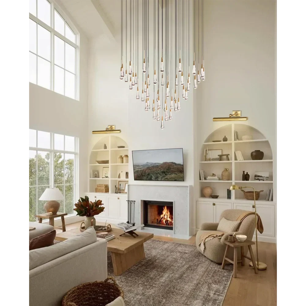 Soltaire Crystal Round Chandelier 17" 24" 36" 48" 58"D