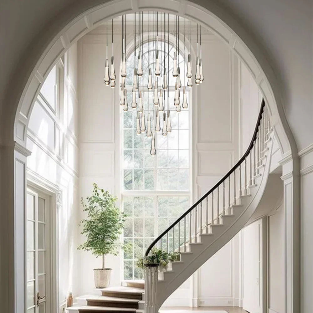 Soltaire Crystal Round Chandelier 17" 24" 36" 48" 58"D