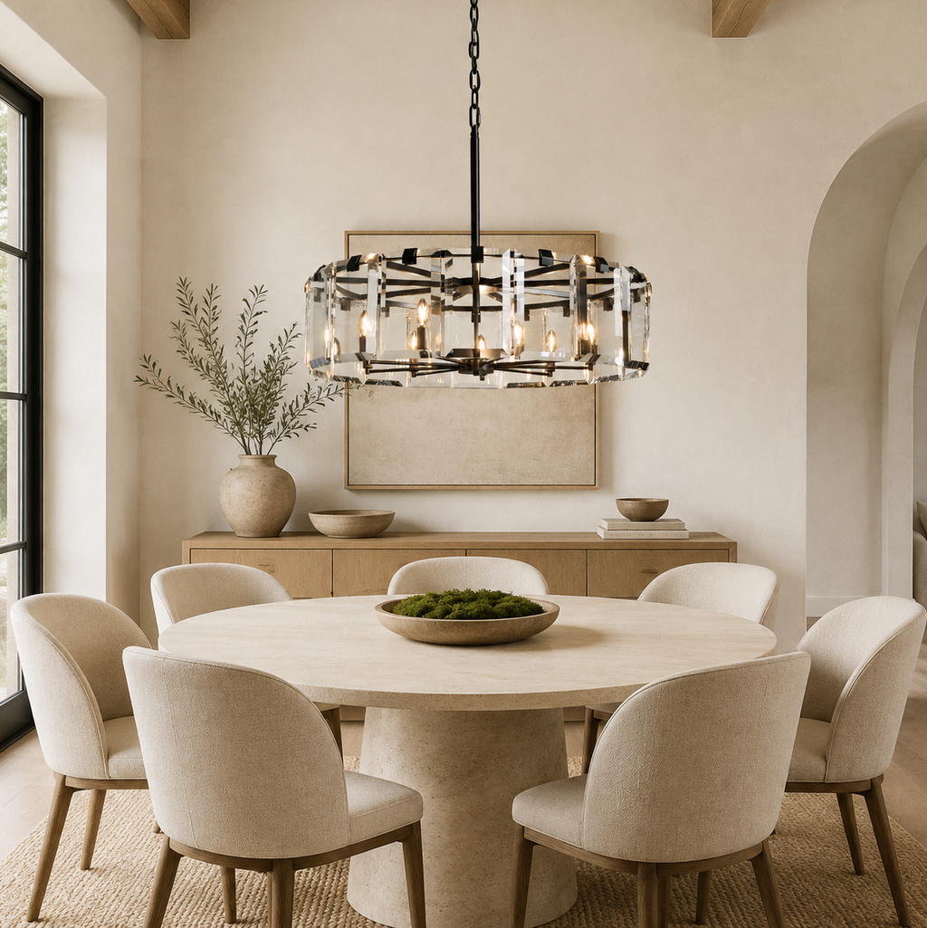 Elegant Amaya Round Chandelier 30" 38" 48"