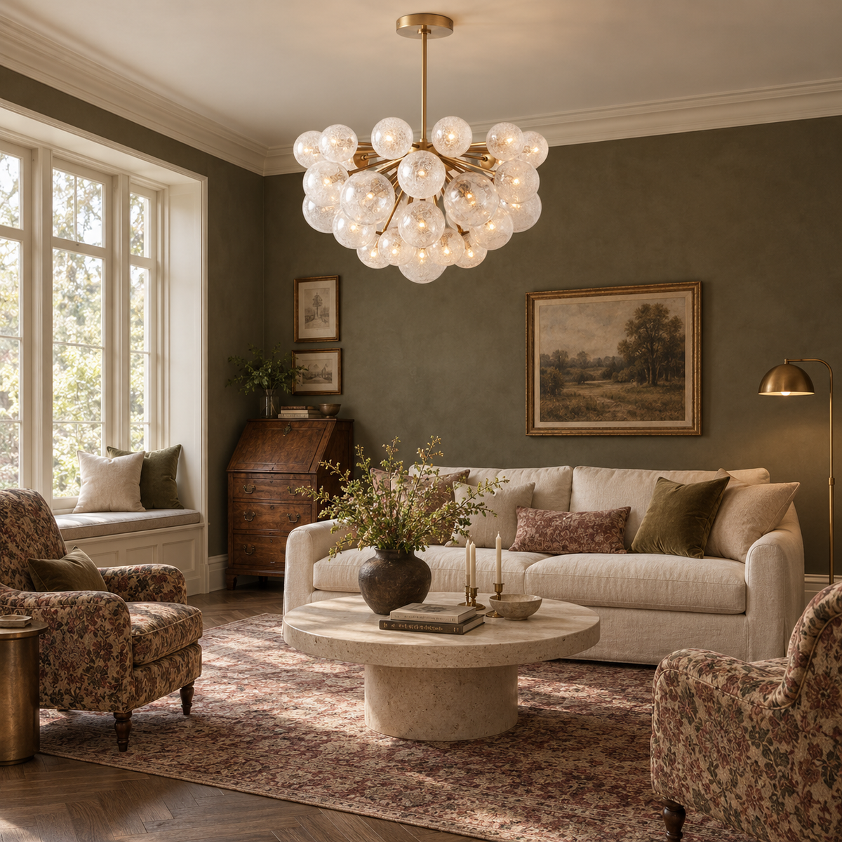 Mandoza Round Chandelier