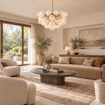 Mandoza Round Chandelier