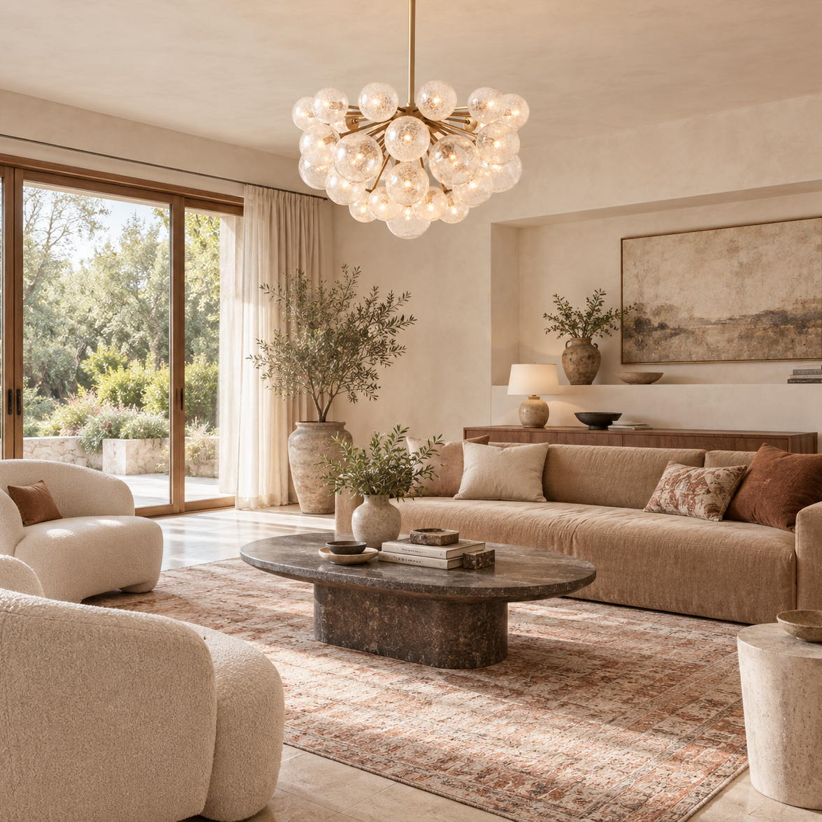 Mandoza Round Chandelier