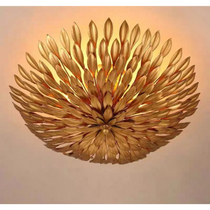 VINTAGE IRON NEST CHANDELIER 23.6"W