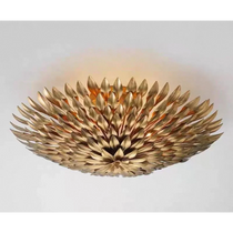 VINTAGE IRON NEST CHANDELIER 23.6"W