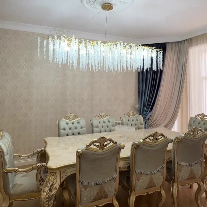 Branch Crystal Icicle Chandelier