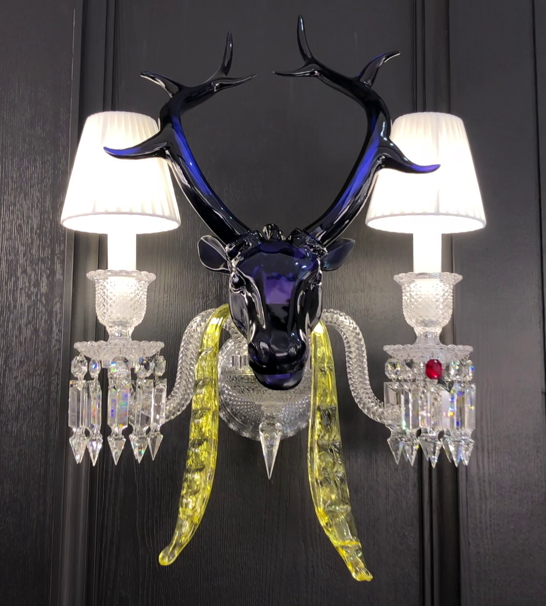 Maria Classic Colorful Candle Branch Blue Deer Crystal Chandelier for Living Room/Dining Room Secondary image