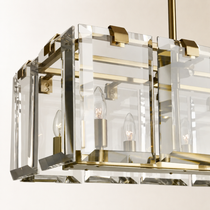 Amaya Rectangular Chandelier 40'' 53''