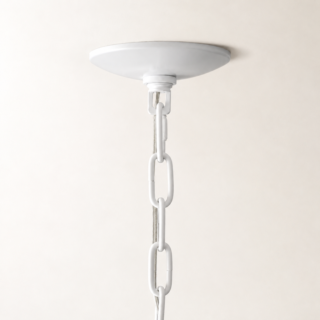 Paloma 28" Chandelier in White