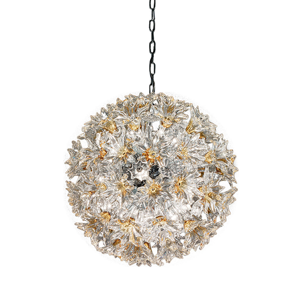 Espe Crystal Chandeliers Amber Yellow