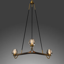 Letitia Crystal Chandelier 3 Light