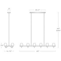 Letitia Linear Crystal  Chandelier